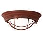 Wall lamp Typhoon I, Glass/Iron, Rust brown 0