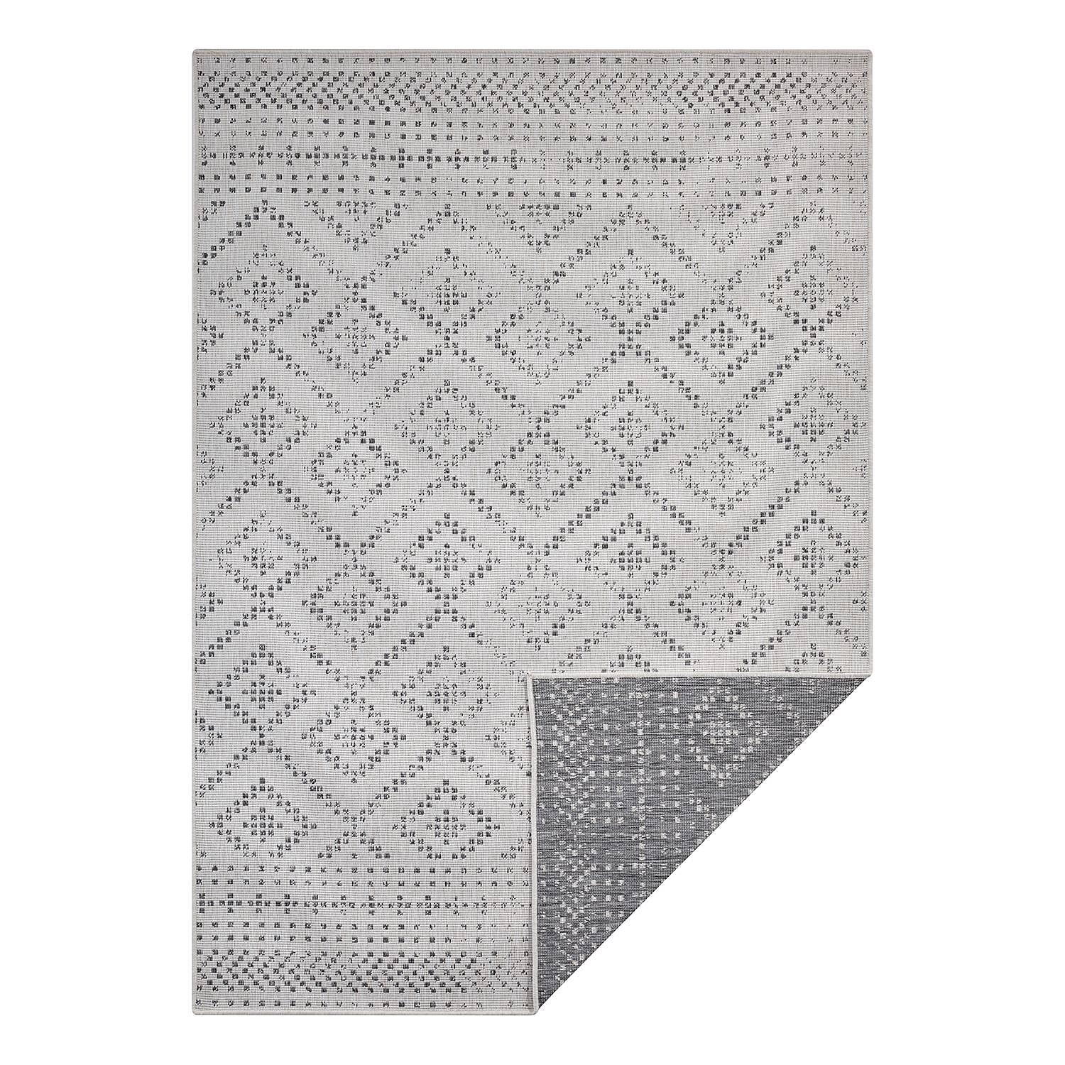 Olympia I Reversible Rug Grey 120 x 170 cm 0
