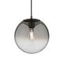 Pendant lamp Lina Smoked glass Iron 0