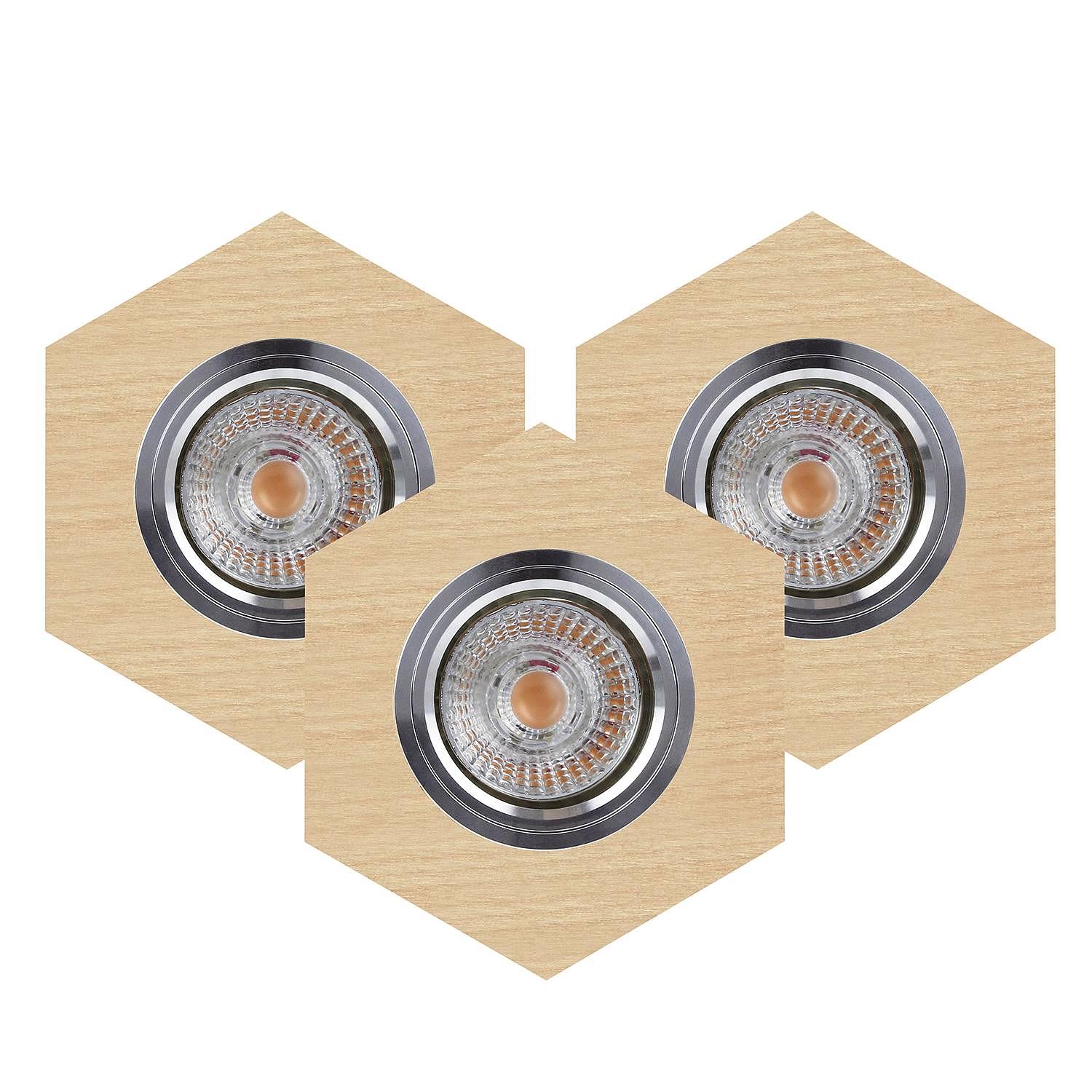 LED ceiling light Vitar Wood IX steel 0