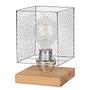 Norman Wood I Table lamp Steel Oak 1-light 0