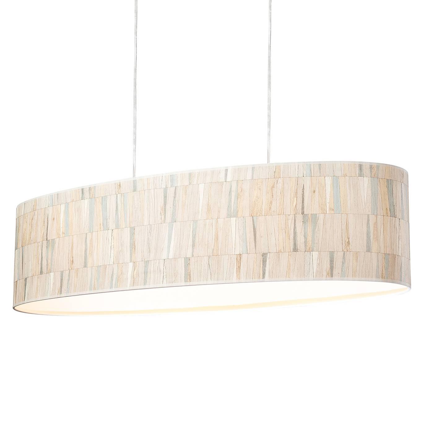 2-flame pendant lamp Malo II paper oak solid wood 0