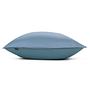 2x Satinado II Pillowcase Cotton Satin Blue 50 x 50 cm 0