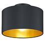 Hostel Ceiling lamp Cotton fabric Iron 2-flame 0