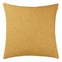 Harp Structure Pillowcase Polyester Mustard Yellow 60 x 60 cm 0