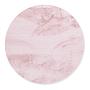 Shaggy rug Sara II Pink Ø 90cm 0