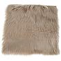 Seat cushion Lambskin Artificial II Polyester Light brown 0