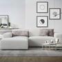 2-Sitzer Sofa Karen Récamiere Links Beige 0