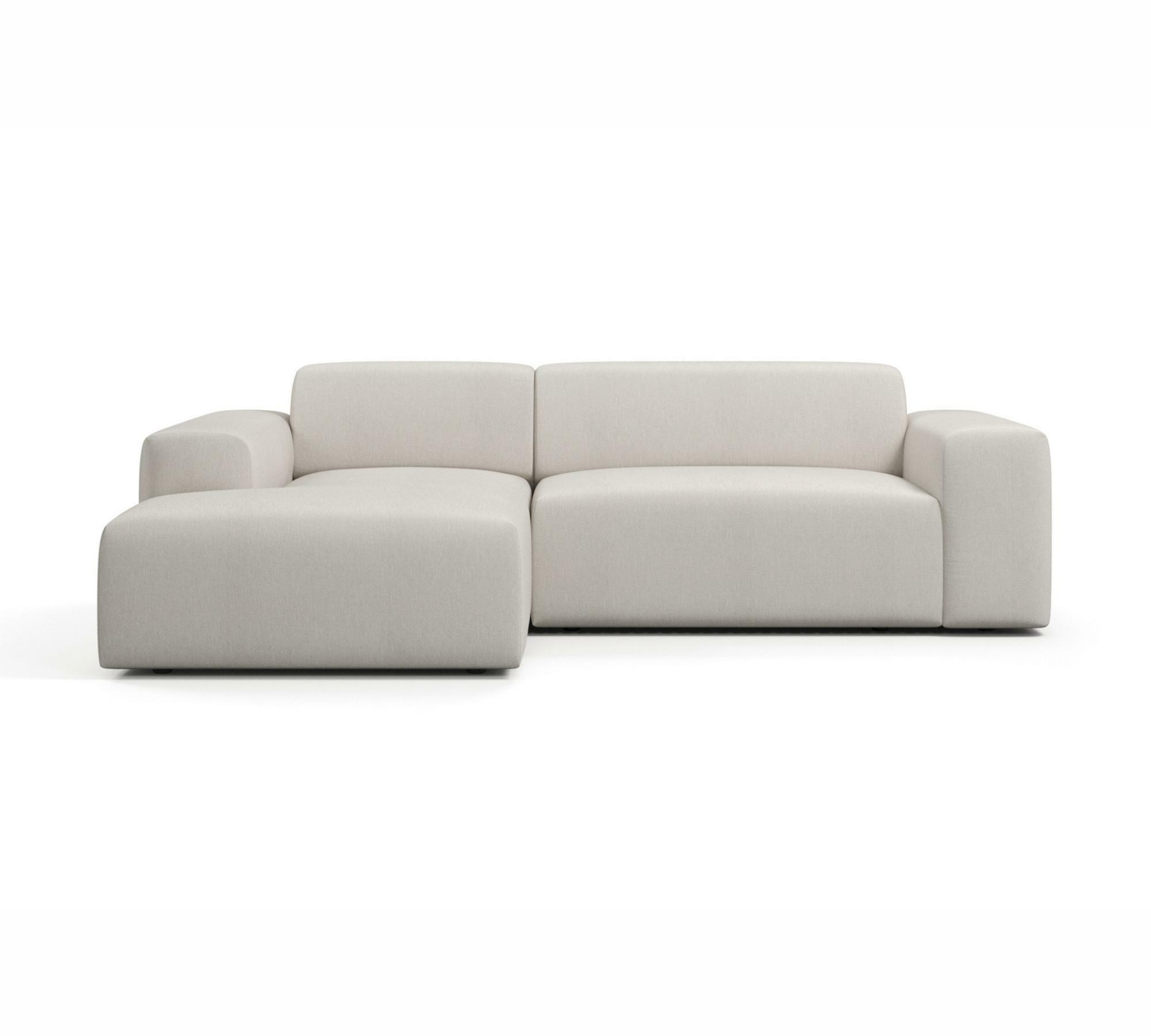 2-Sitzer Sofa Karen Récamiere Links Beige 1