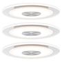 3x Recessed spotlight Whirl II White 0