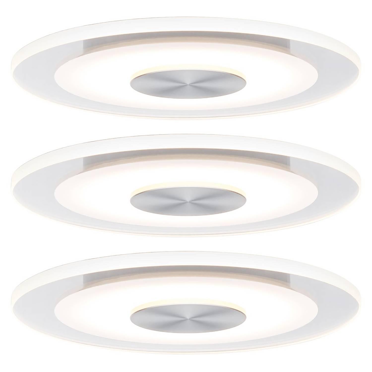 3x Recessed spotlight Whirl II White 0