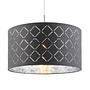 Pendant lamp Kidal I Grey 0