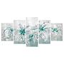 Acrylglasbild Sapphire Lilies Acrylglas Blau 0