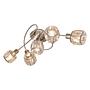 Josefa I LED-Deckenleuchte Acrylglas Edelstahl 5-flammig 0
