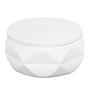 Crackle Jar White 0