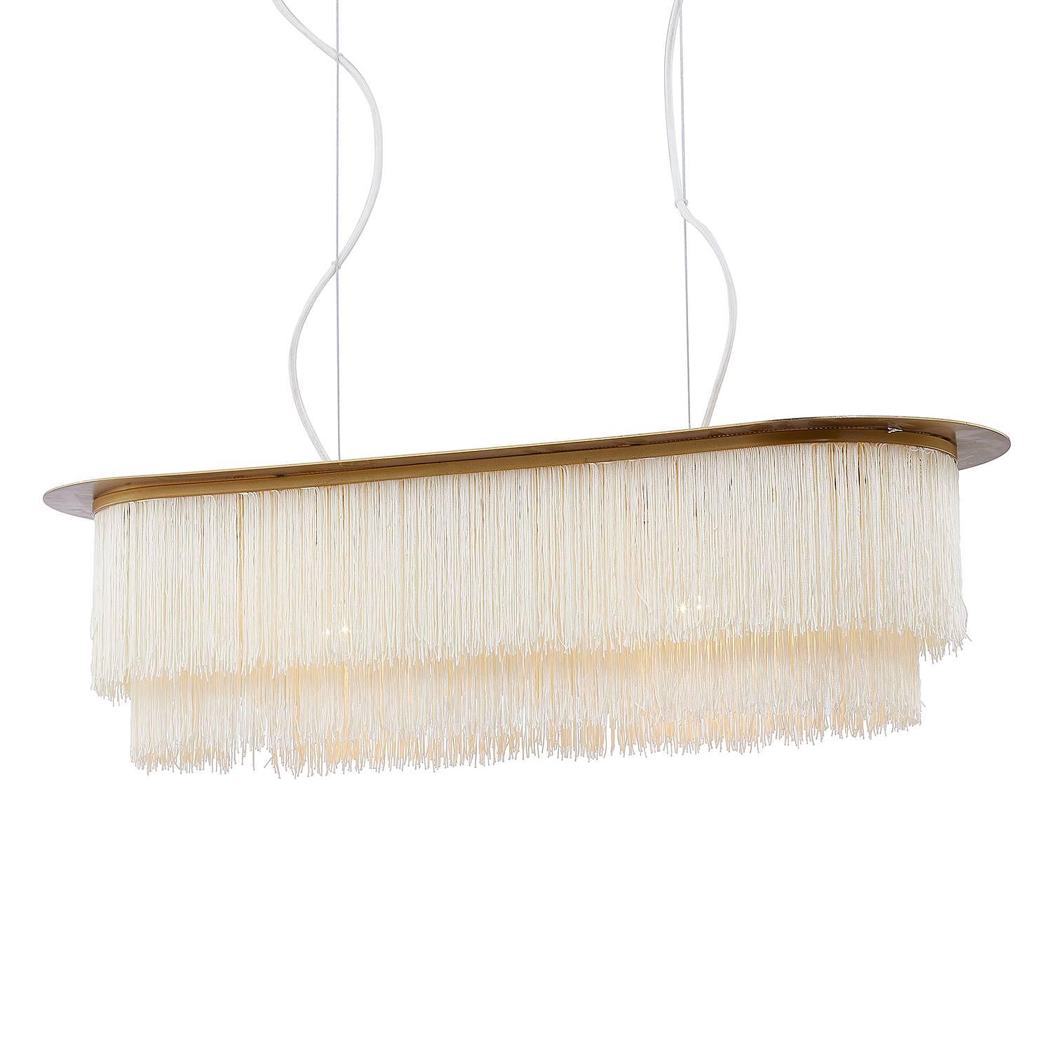 Le Roux II Pendant Lamp Cotton Fabric Iron 3-light 0
