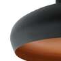 1-light ceiling light Steel Black 1