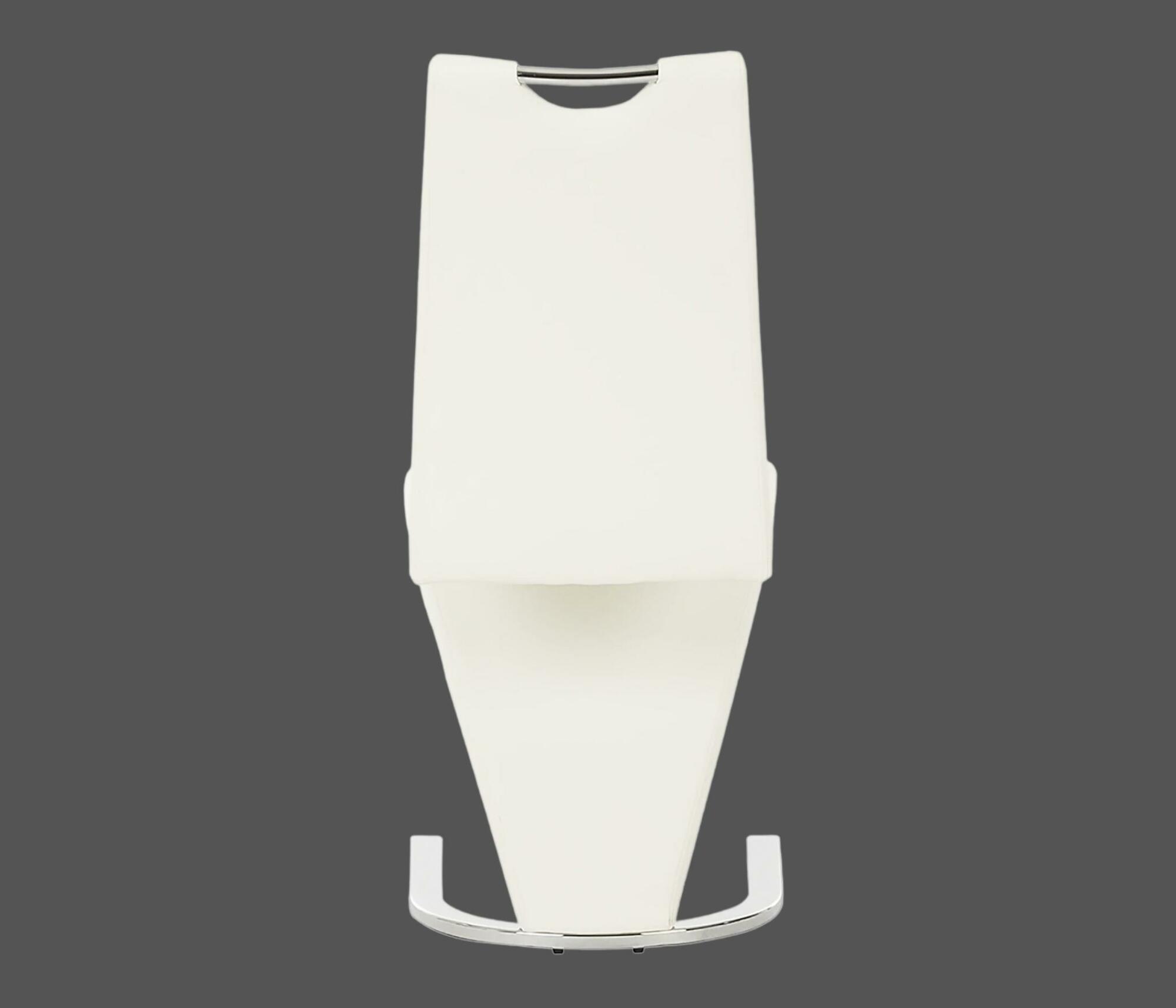 2x cantilever leatherette White 3