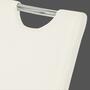 2x cantilever leatherette White 4