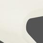 2x cantilever leatherette White 5