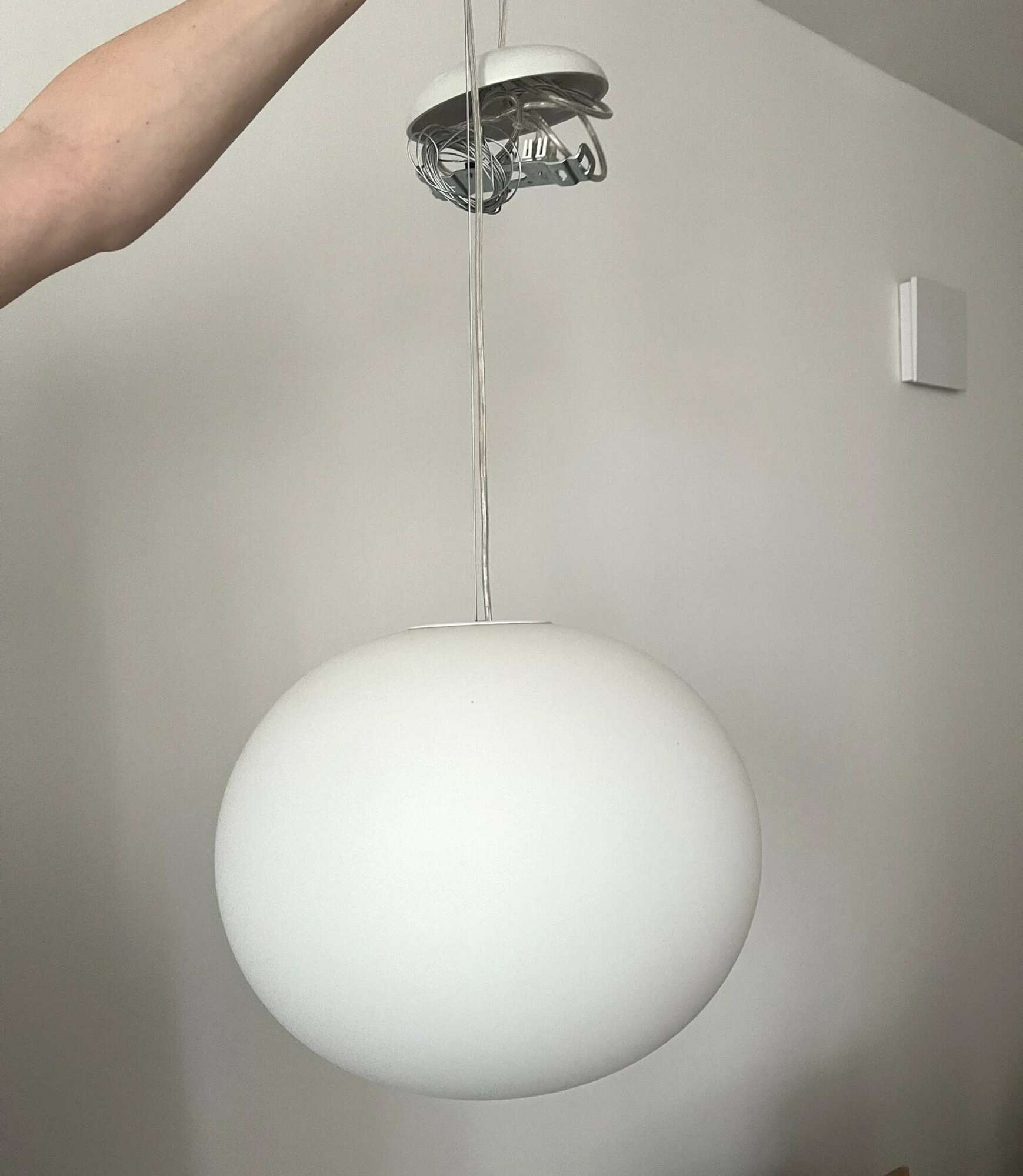 Glo Ball S2 Pendelleuchte Weiß 2