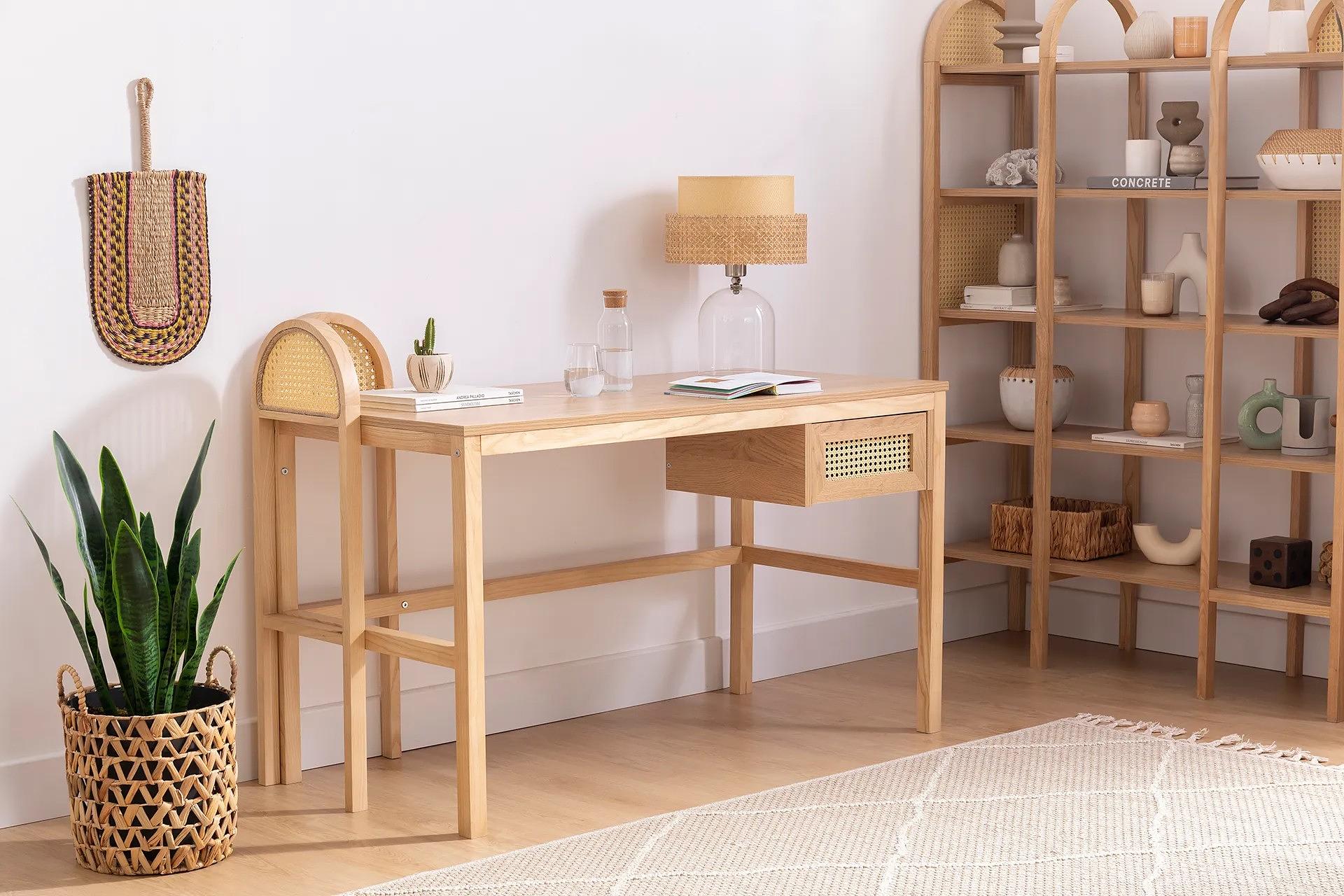 Nala 130 Desk Brown 0