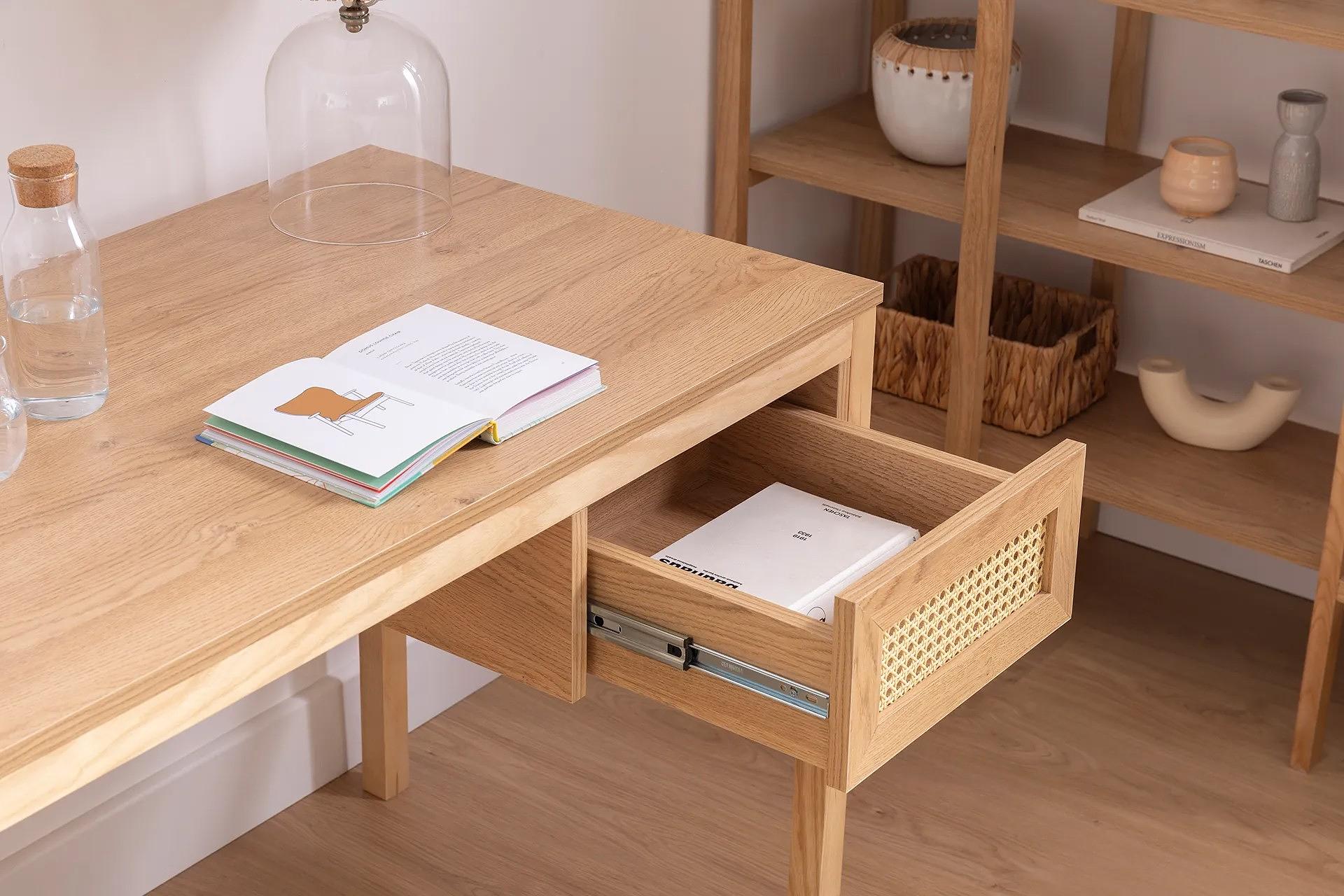 Nala 130 Desk Brown 4