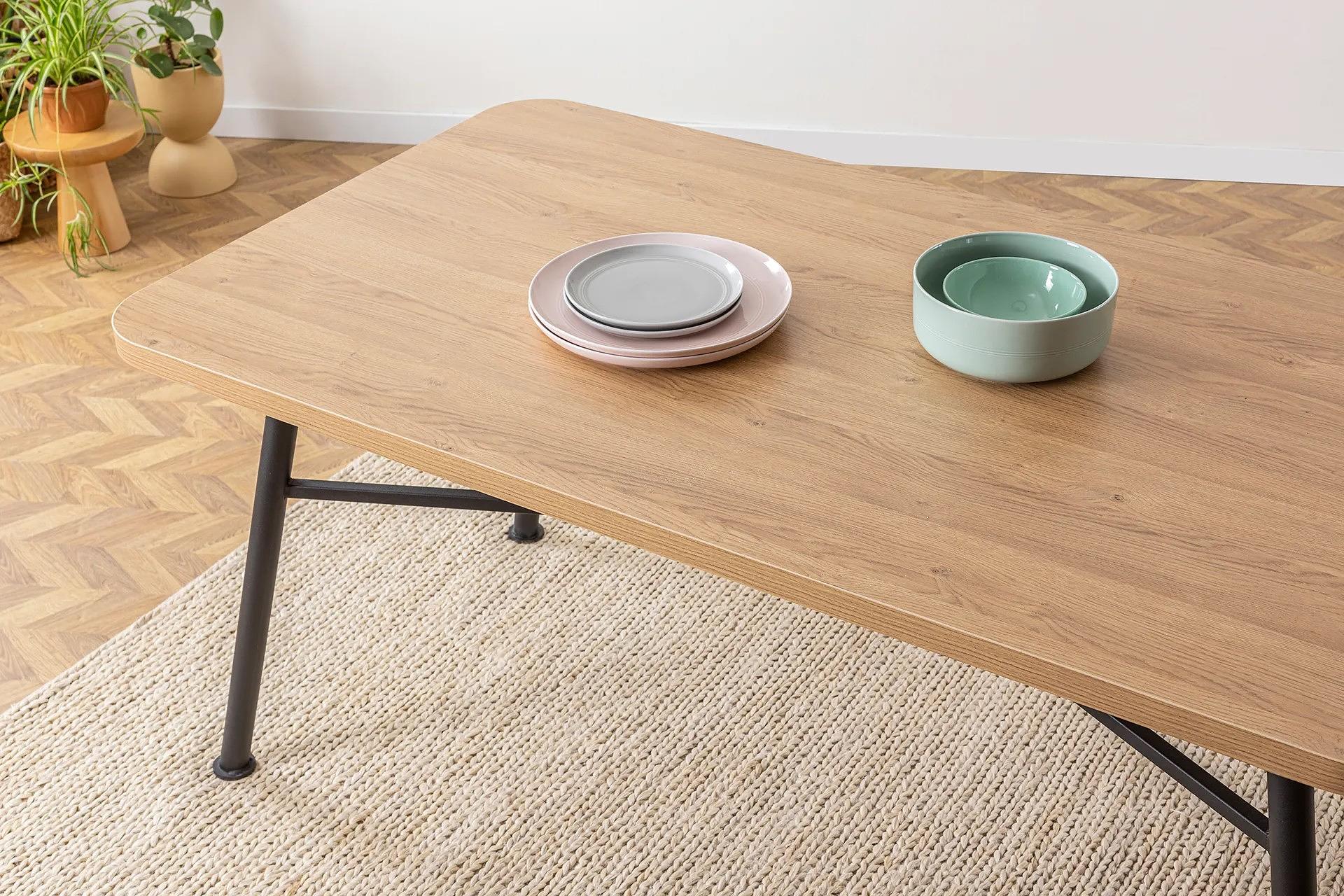 Nala 90 Dining table Brown 4