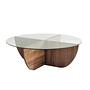 Lily Coffee Table Walnut Brown 1