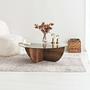 Lily Coffee Table Walnut Brown 2