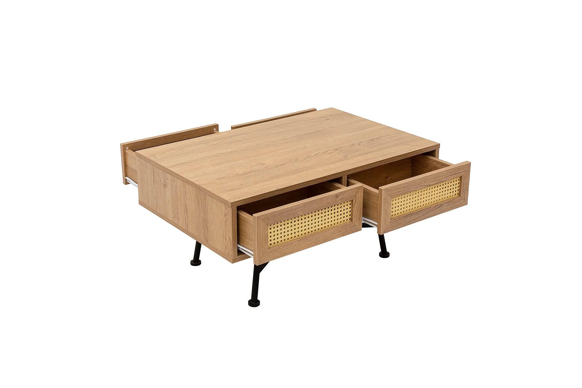 Nala 4 Coffee table Brown 8
