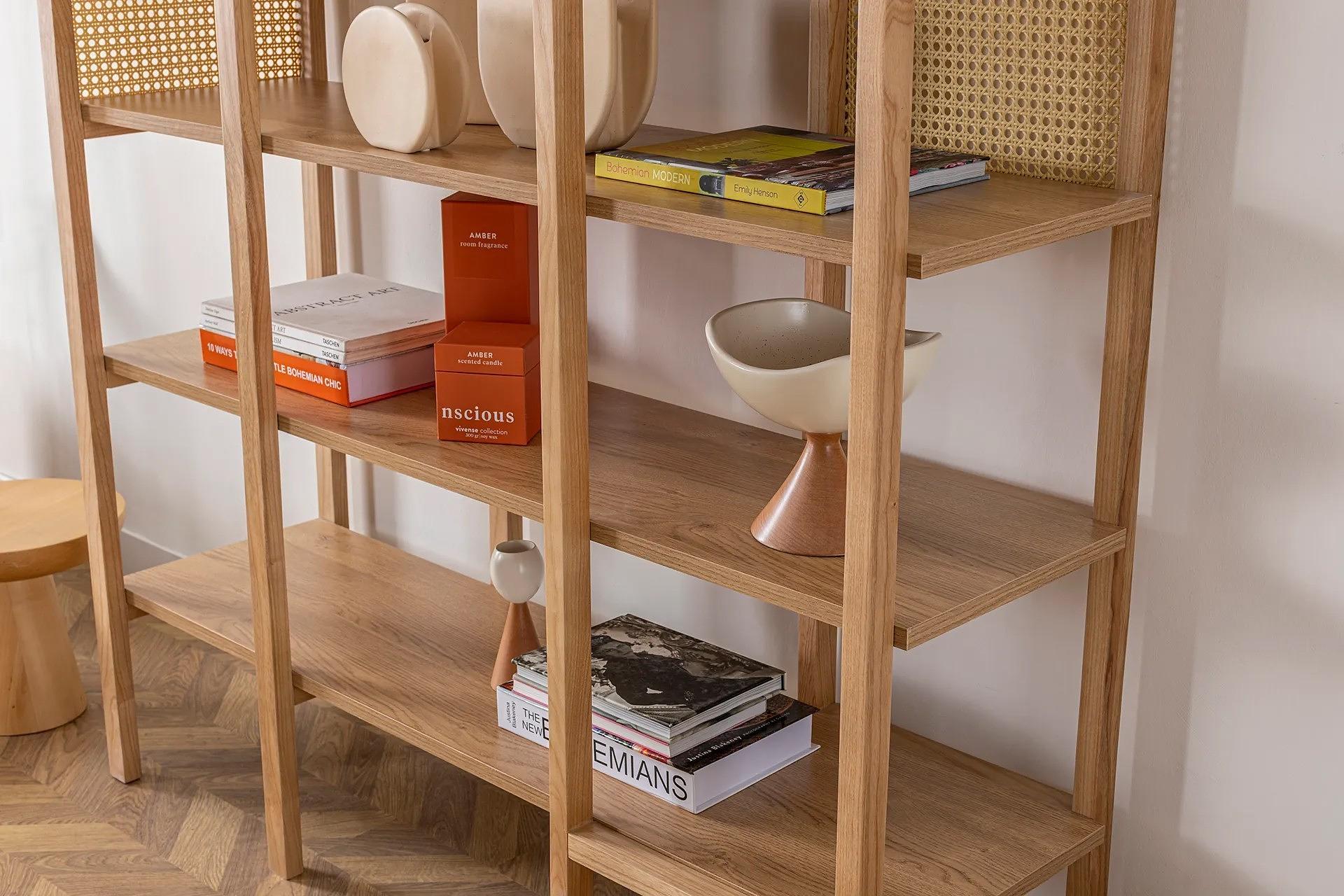 Nala 120 Shelf Brown 4