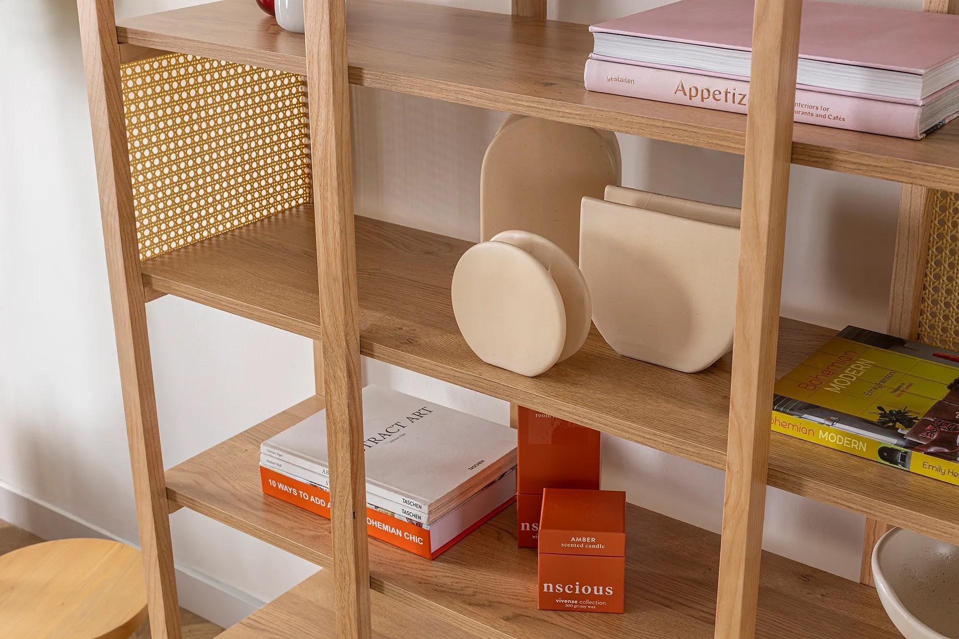 Nala 120 Shelf Brown 5
