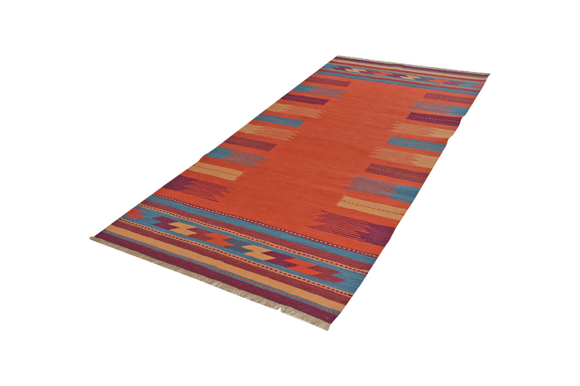 Tappeto Kilim Gashgai Lana Multicolore 3