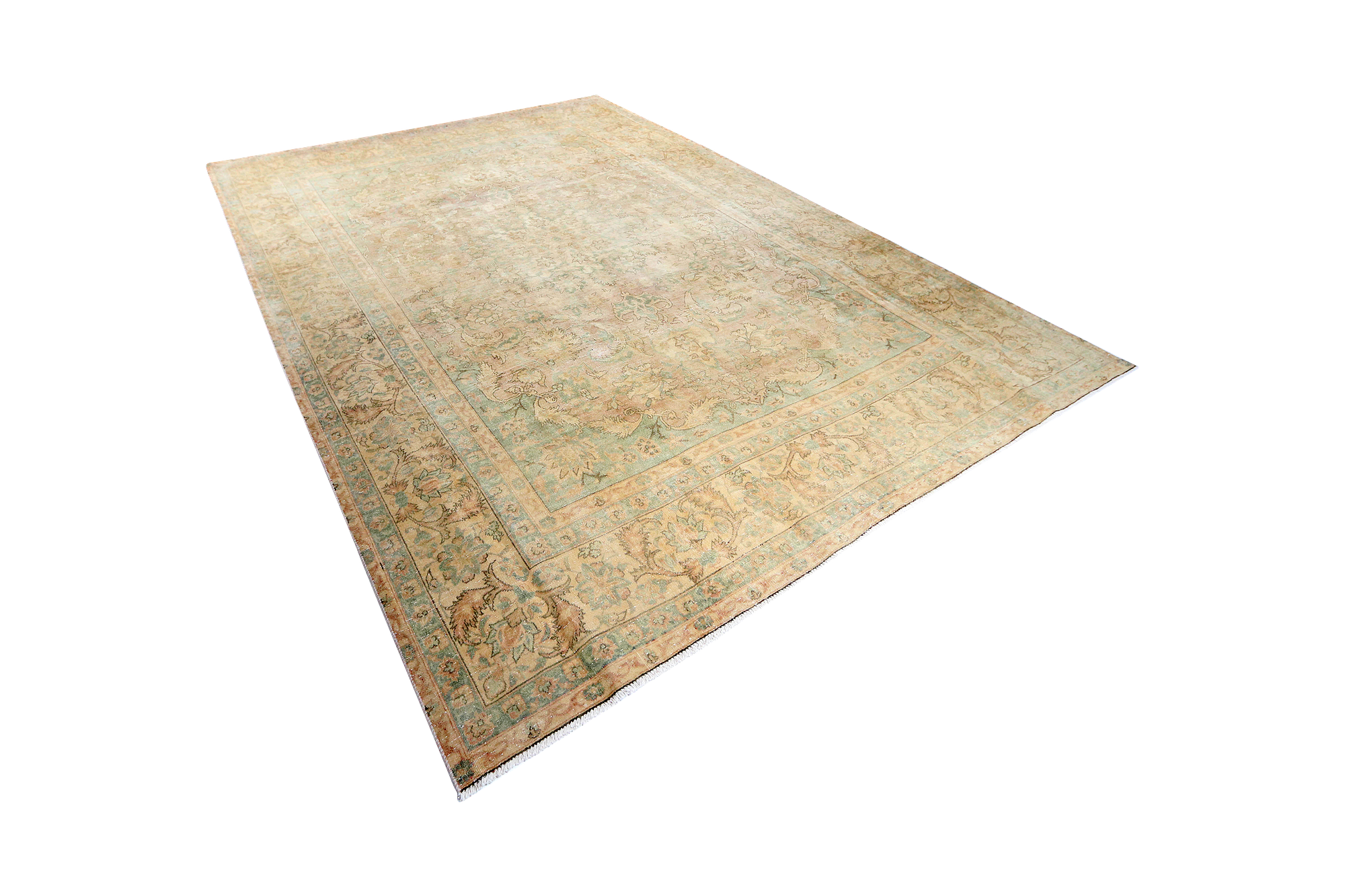 Vintage Carpet Wool Multicolored 3