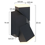 LED Wall Light Outdoor Collection VII Aluminum 2-bulb 2