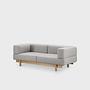 Alchemist 2-seater sofa Grey 0