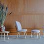Naive stool ash wood leather black 2