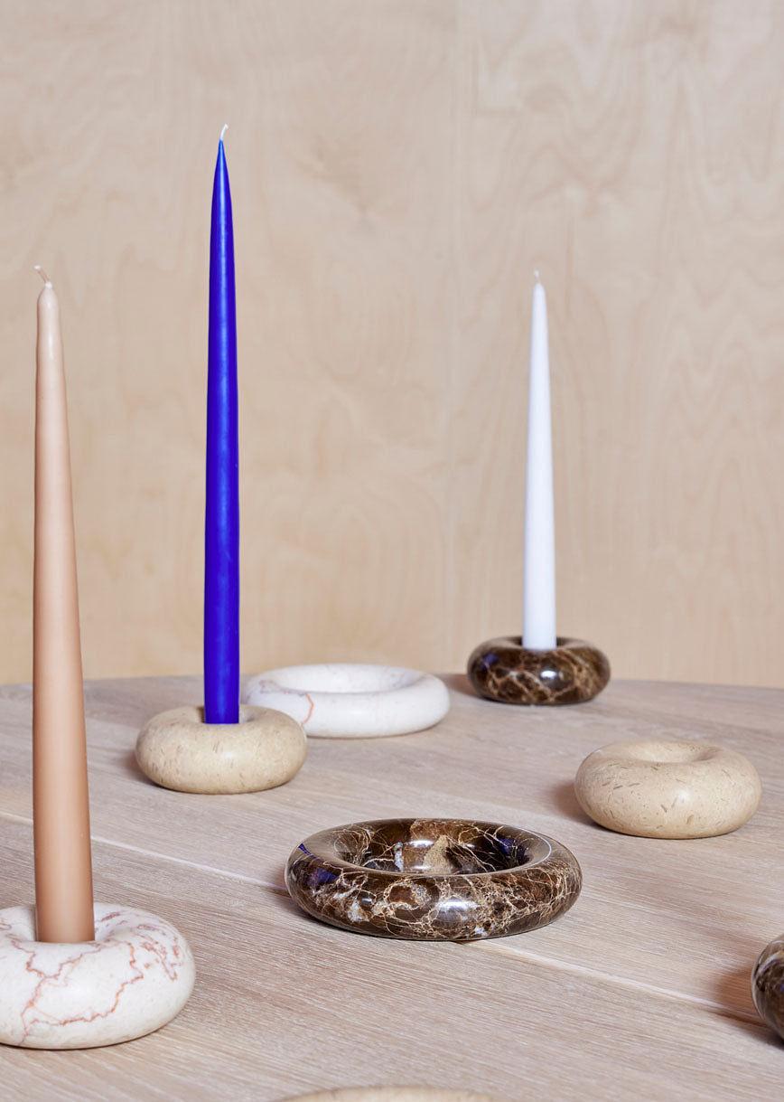 Candle holder Large Marble 3