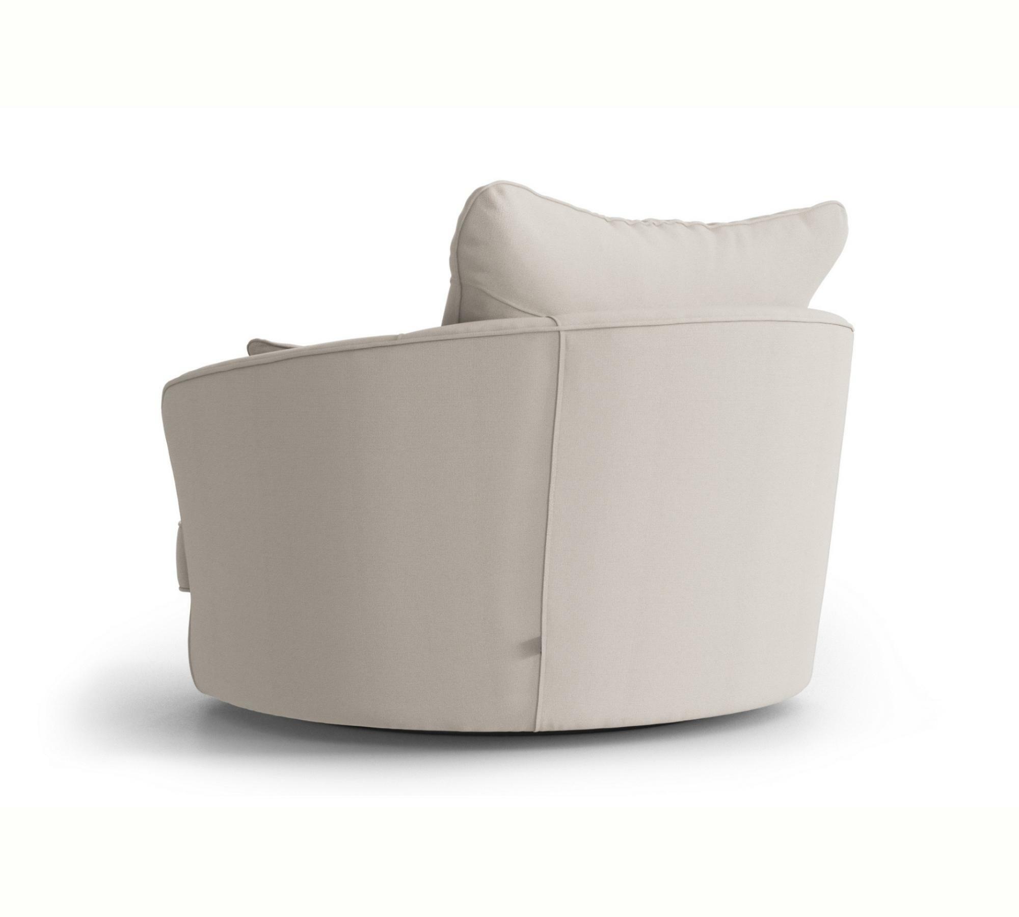 Drehbarer Sessel Vendôme helles Beige 3
