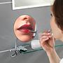 Cosmetic mirror Clip Silver Steel Mirror glass 15 x 27 cm 2