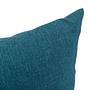 2x Milan Pillowcase Synthetic Fiber Petrol 40 x 40 cm 1