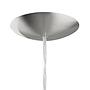 Pendant lamp Brenda I Glass Steel 1-bulb Silver 2