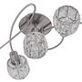 Josefa I LED Ceiling Light Acrylic Glass Stainless Steel 5-light 1