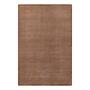 Fancy mixed fabric short-pile rug Brown 100 x 150 cm 1