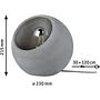 Table lamp Ingram concrete 1-light 4