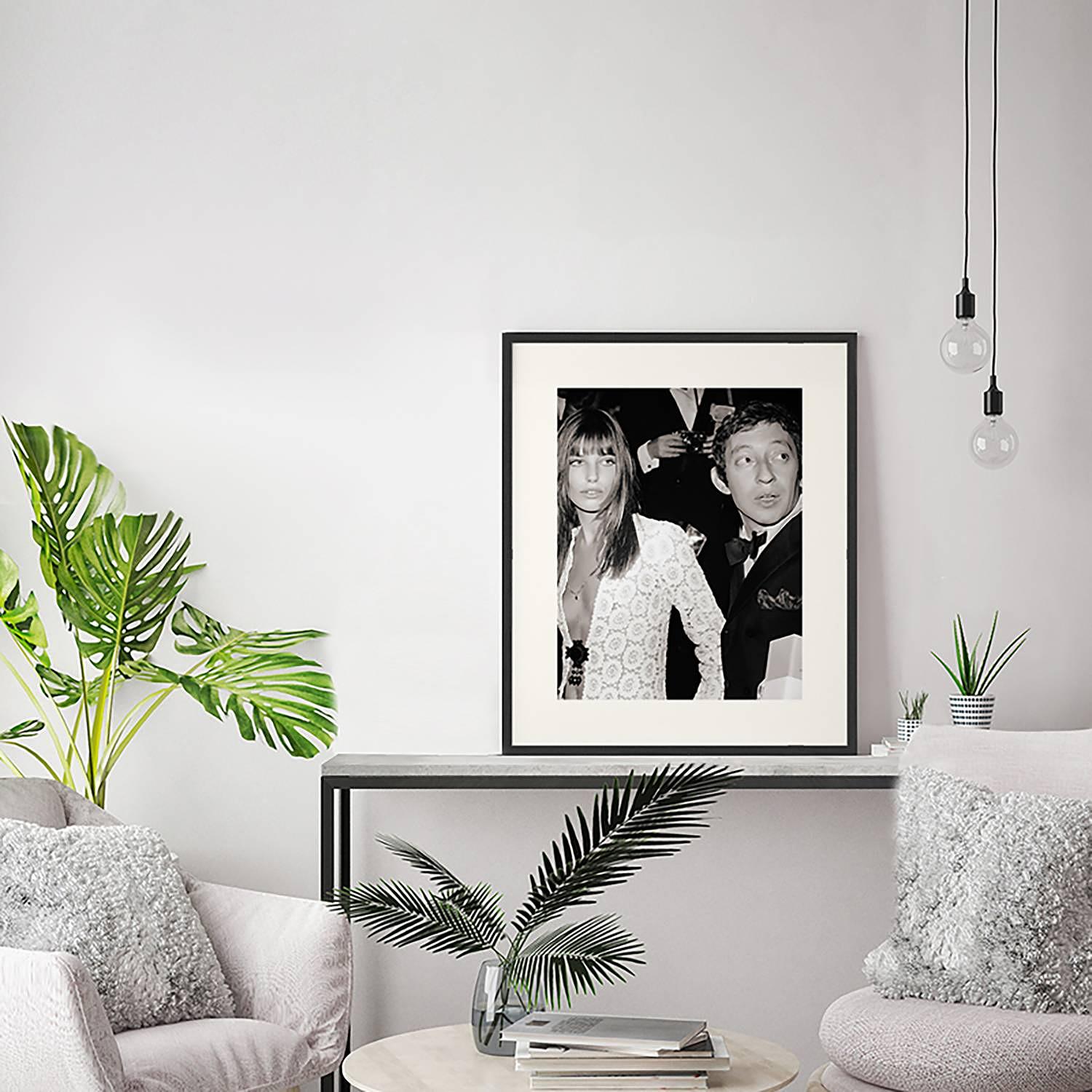 Picture Serge Gainsbourg & Jane Birkin Beech/Plexiglas 2