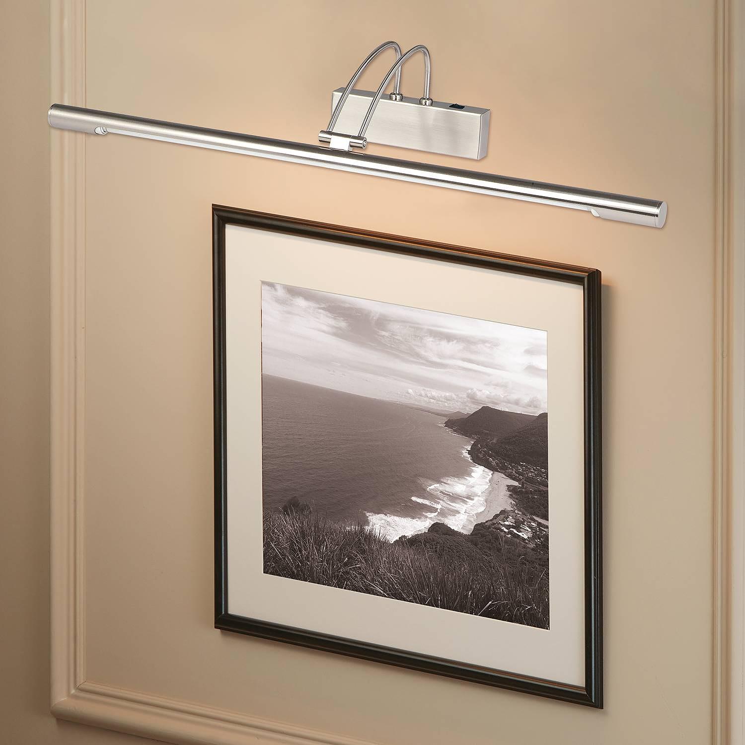 LED Wall Light Picture Lights III Steel 1-bulb 2