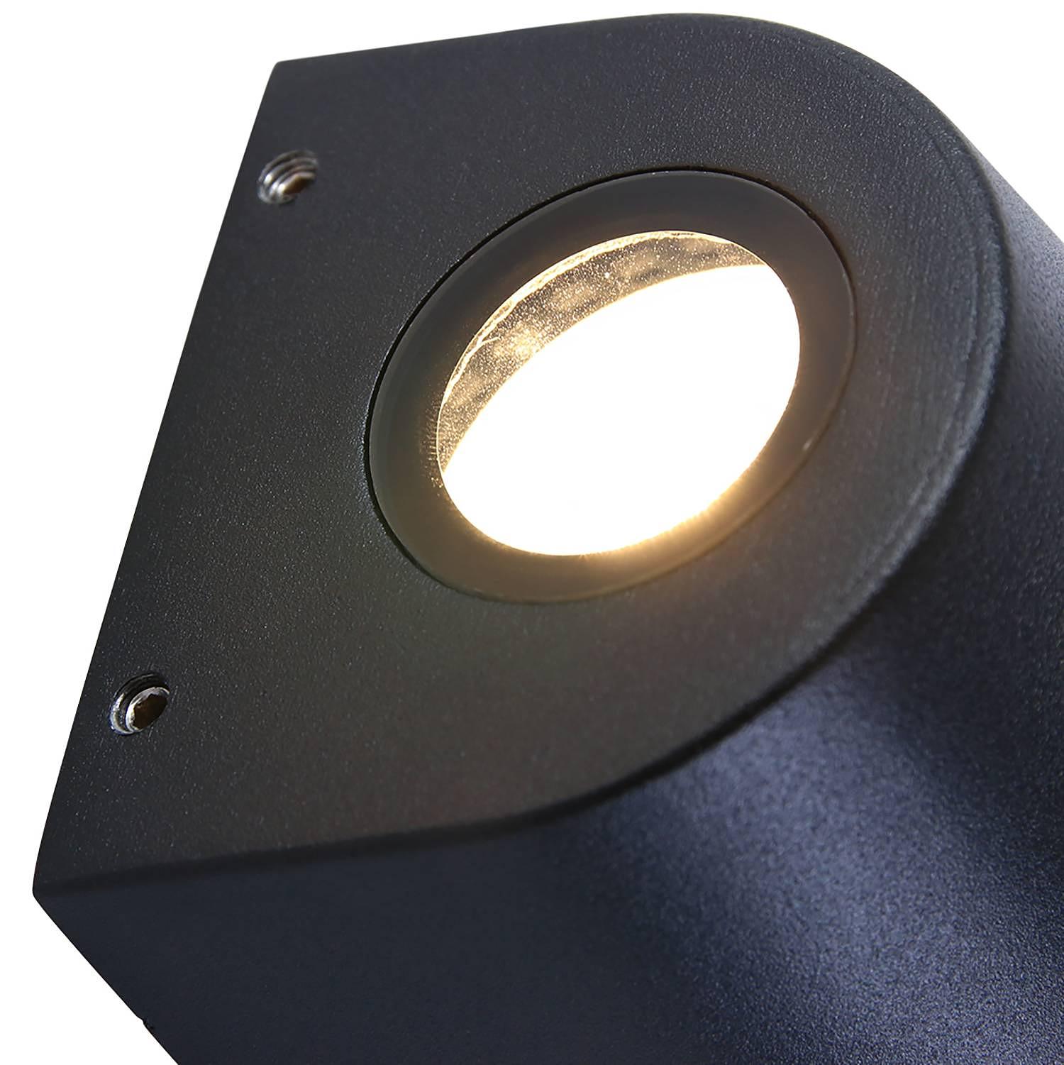 LED wall light Outdoor Collection III Aluminum Black 3