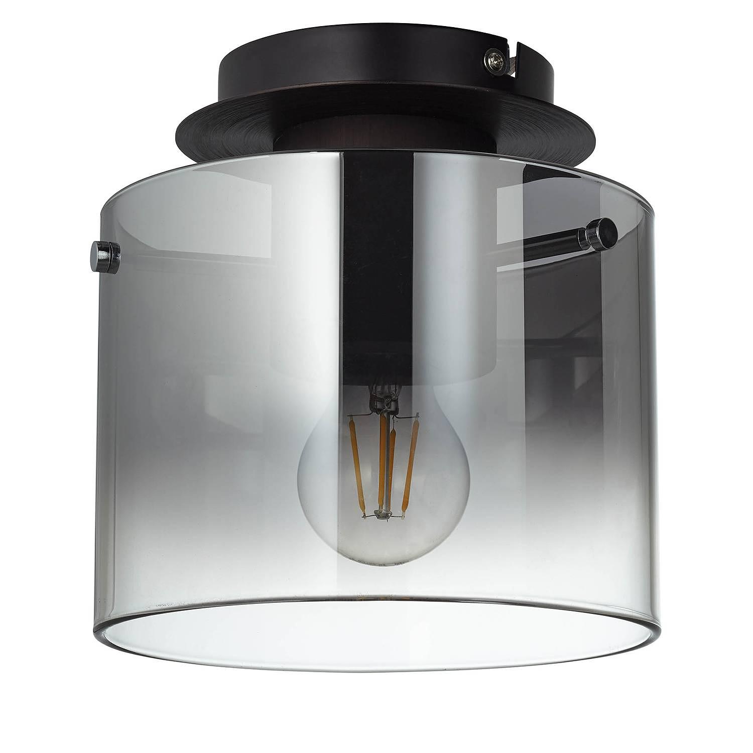 Ceiling light Beth mirror glass aluminum 1-light 2
